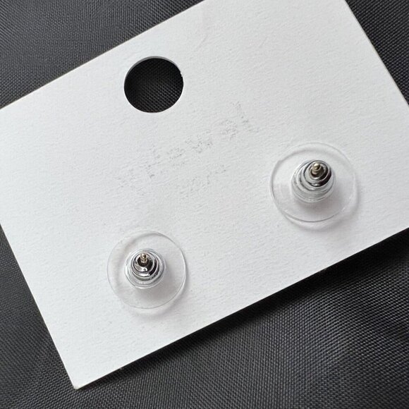 925 Enamel Camellia Earrings Paris style Womens Jewelry White Black - Picture 8 of 11